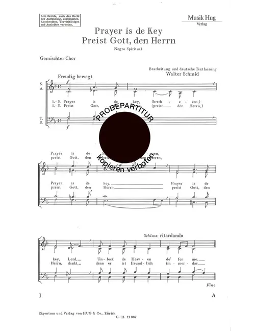 Preist Gott den Herrn